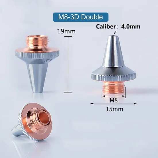 Raytools High Quality Copper Nozzles for Laser Cutting Machine Parts Precitec