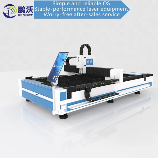 Industrial Fiber Laser Cutting Machine 1500W 2000W for Sheet Metal