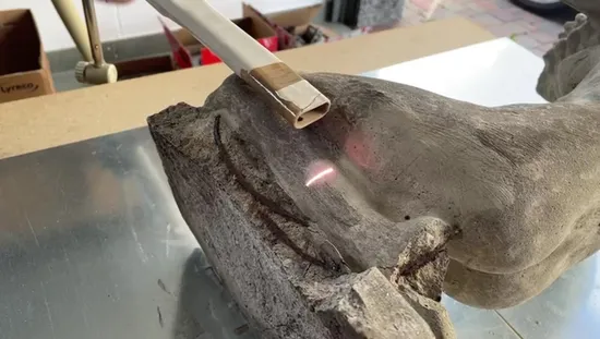 Jez 200W Stone Sculpture Laser Cleaning Restoration Monument Clean