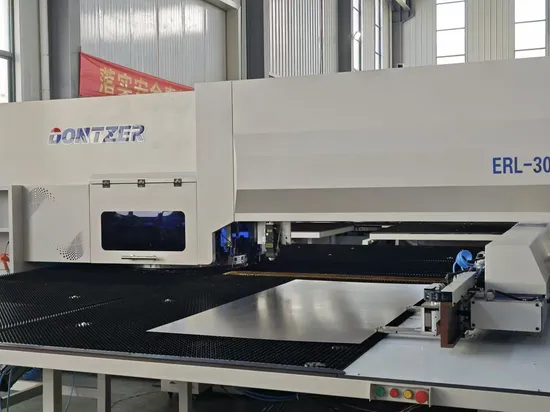 CNC Turret Punch Press/ Press Punch Machine with Metal Laser Cutting Function