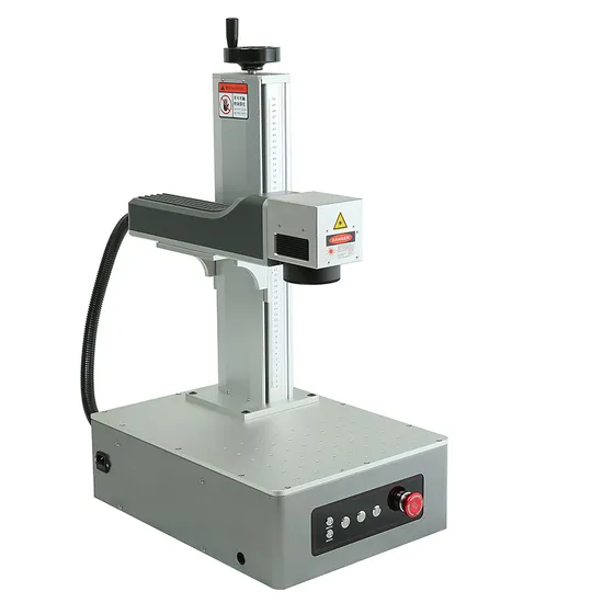 20W 30W 50W Stainless Steel Badge Printing Machine Metal Nameplate Fiber Laser Engraving Machine
