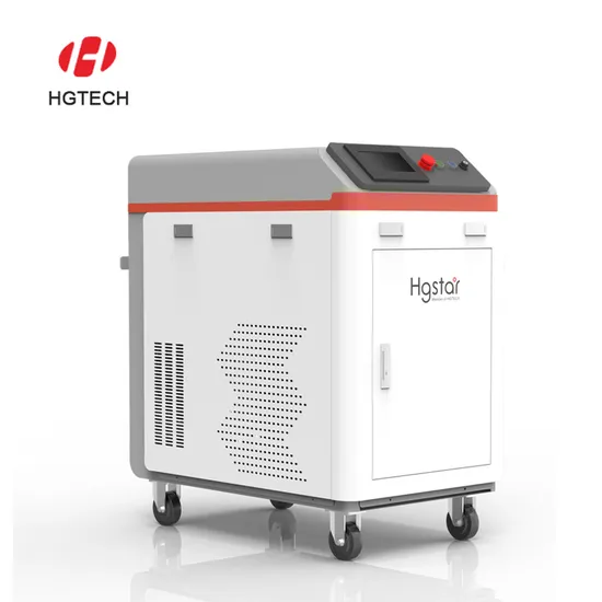 Hgtech Portable Handheld Metal Rust Removal Fiber Laser Cleaner CNC Laser Cleaning Machine with 1000W 1500W 2000W 3000W for Rust Paint Cleaning