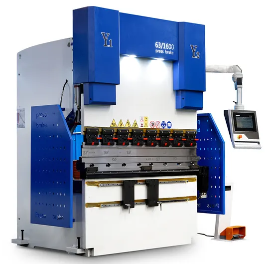 Primapress 63t 1600 Sheet Metal Hydraulic Automatic CNC Press Brake with Delem Da53t