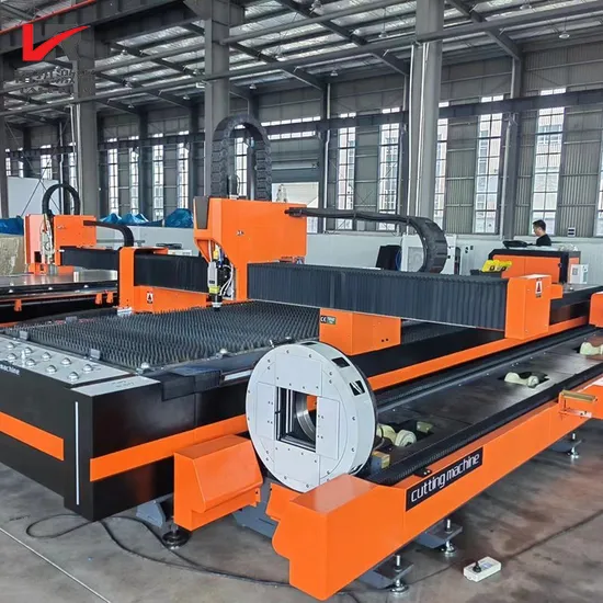 Metal Plate and Tube Laser Cutting Machine 2 in 1 Stainless Steel Pipe CNC Fiber Laser Cutting Machine