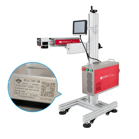 Packaging Coding Machine Laser Machine Fiber Laser Marking/Coding Machine for Hardware/Metal Tool; Viijet Guangzhou
