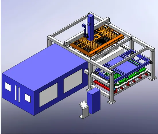 Fiber Laser Cutting Machine by Automatic Loading System