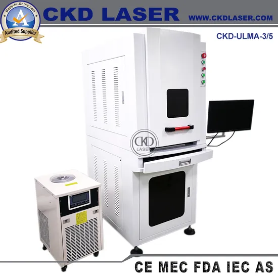 Full Sealing UV Laser Marking Machine for Glass Stone Acrylic Ceramic Chips Series Qr Number