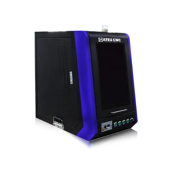 Enclosed 20W 30W 50W Raycus Jpt Fiber Laser Marking Machine for Hardware Jewelry Metal Gold Silver