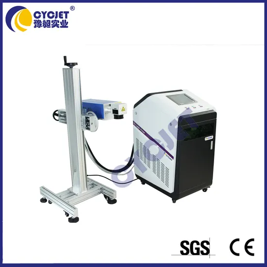 Cycjet 03W 05W 10W UV Laser Marking Machine on Plastic Pipe and Fitting