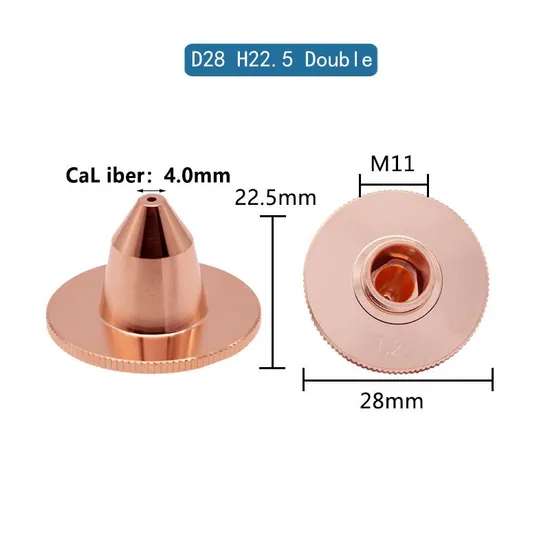 H22.5 4.0 Fiber Laser Cutting Machine Nozzle