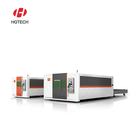 Hgtech High Power Customized 6000W 12000W 20000W Metal Sheet Laser Cutter Ipg/ Raycus CNC Fiber Laser Cutting Machine