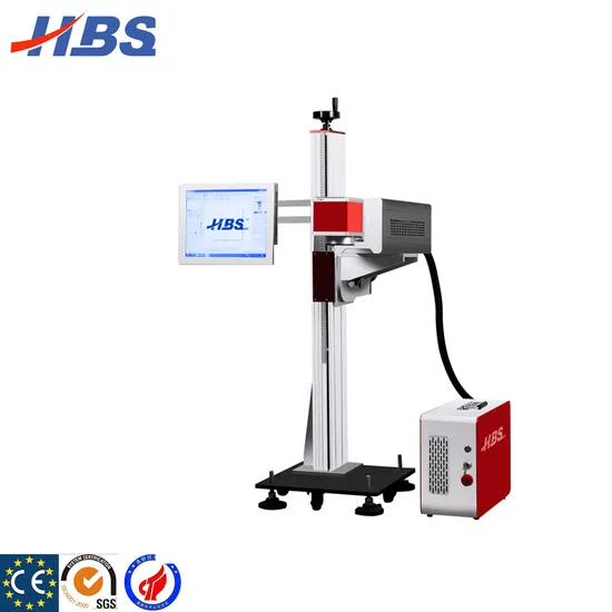 CO2 Laser Marking Machine for Rubber /Leather/Plastic/Fabric
