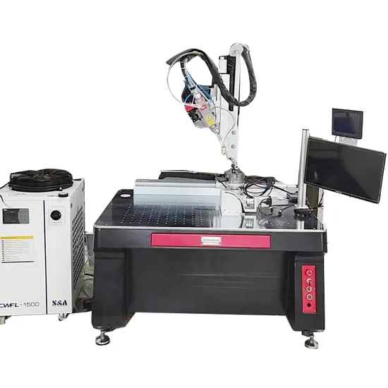 Factory Price Automatic Continuous 1000W 1500W 2000W Handheld Fiber Laser Welding Machine for Lithium Battery Pack