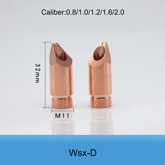 Laser Cutting Nozzle Hand-Held Copper Welding Nozzles Handheld Welding Machine Laser Nozzle