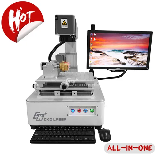 Fiber Laser Marking Machine for Office Stationery Necklace Metal Name Logo Number Printing No Ink