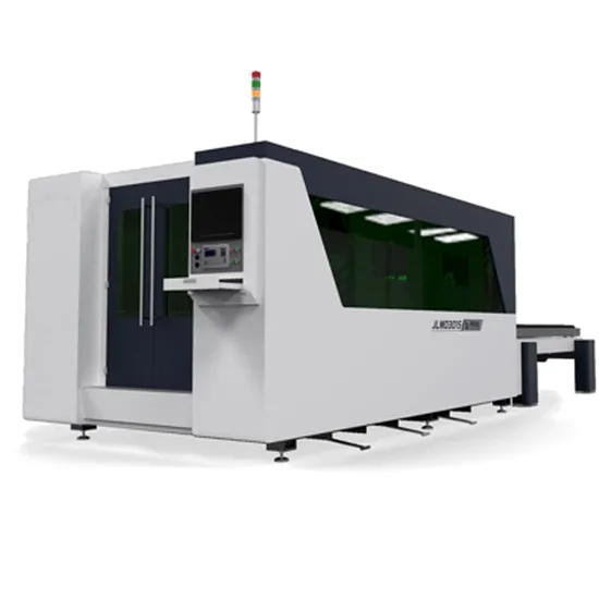 Exchange Table Fiber Laser Engraving Cutting Machine with Baichu Controller Cypcut Software