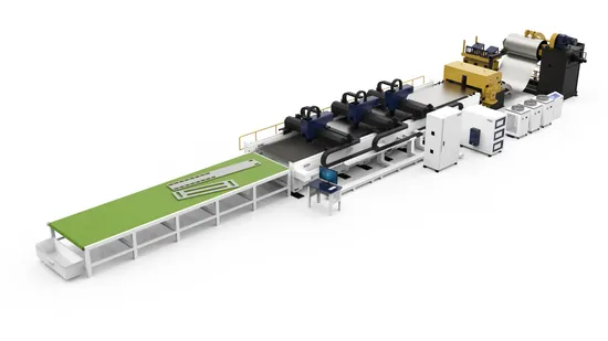 Coiling and Flattening Material Plate Laser Cutting Machine