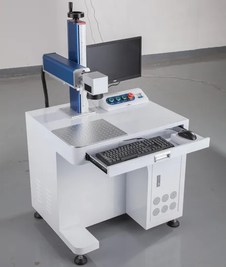 Gold Craft Gifts 50W Cabinet-Type Fiber Laser Marking Machine Chinese Manufacturer CE Certification CNC