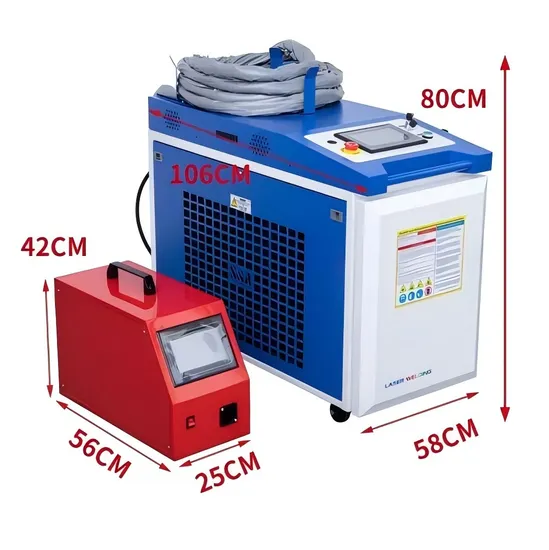 Portable Handheld Laser Welding Machine 1000W 2000W 3000W 3 in 1 Fiber Laser Welder Price for Steel