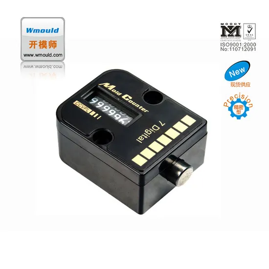 7 Digital Mould Cycle Counter Mold Stainless Steel Parts JIS DIN AISI Plastic Injection Mould Parts Mold Components Square Mold Counter