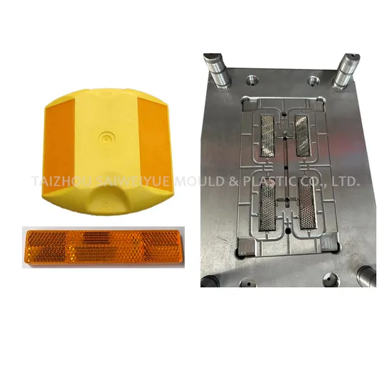 Raised Reflective Pavement Markers Plastic Mold PMMA Reflect Road Stud Injection Mould