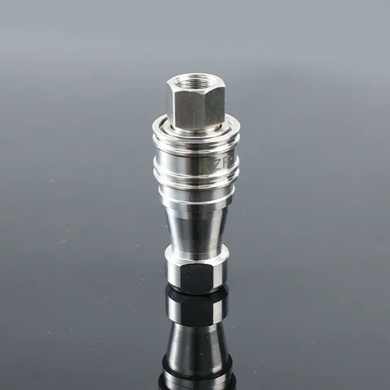 304 Stainless Steel Hydraulic Quick Joint High Pressure High Temperature Corrosion Resistance Internal Thread Quick Insert Self-Sealing Tubing Joint