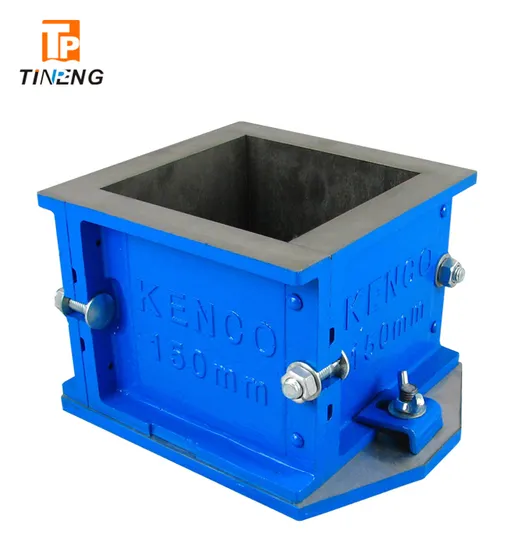 Model Cm Cast Iron or Steel or Plastic Cube Mould for Concrete Test