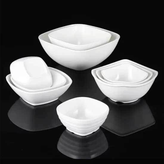 Factory Custom Melamine Mixing Bowl Mold Food Grade Square Melamine Salad Bowl for Home Restaurant Use Camping Plastic Classic 6-10 Mould