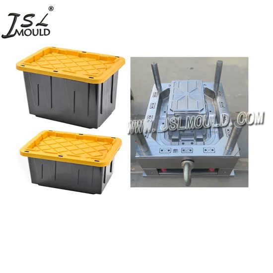 Taizhou Custom Plastic Injection Mold Storage Container Tote Box Mould