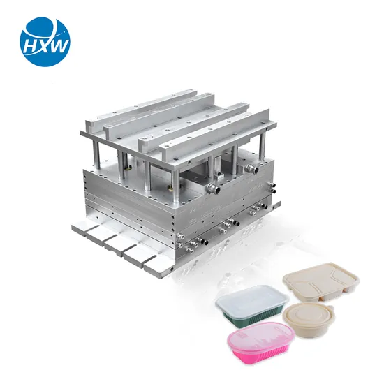 CNC Processing Aluminium Mold Positive and Negative Vacuum Thermoforming Molds. Plastic Mold. Lunch Box Mold