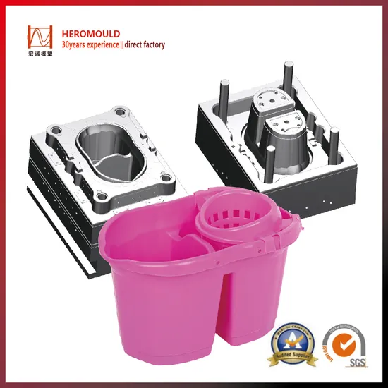 Hot Selling High Quality Customized Plastic Mop Bucket Injection Mold