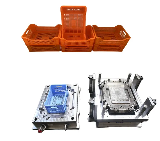 Factory Direct Sale High Quality Plastic Injection Crate Mould Made in China