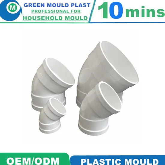 High Quality PVC PE PPR Plastic Injection Collapsible Core Pipe Fitting Mould