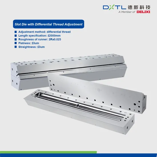Strong Versatility T Die Type Coating Die of Lithium Ion Battery Electrodes