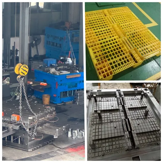 Plastic Injection Large Logistic Heavy Duty Customized Stardard Rackable HDPE Pallet Mould
