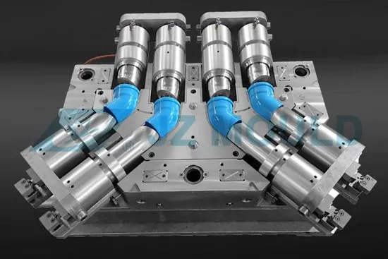 Plastic Injection Mould Manufacturer for PP/PE Compression Pipe Fittings Mould