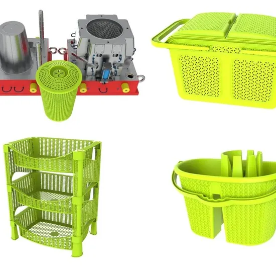 Customized Household Shopping Laundry Storage Carry Basket Housewares Drawer Cabinet Kitchen Rack Bath Tub Basin Bucket Injection Mold Molds Mould