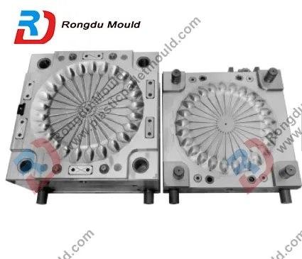 Rongdu Mould Multi-Cavity Plastic Injection Fork Knife Spoon Mould