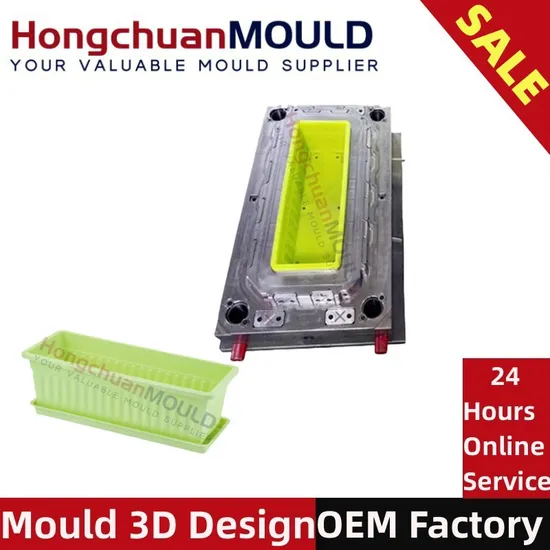 Plastic Injection Outdoor Garden Round Square Rectangle Flower Pot Mould