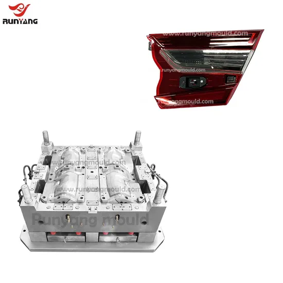 Professional Auto Car Tail Lamp Plastic Injection Mould High Brake Light Rear Taillight Mould Light Mold