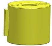 Customized Injection Mould for Barrel Damper Shell D0201101 OEM Auto