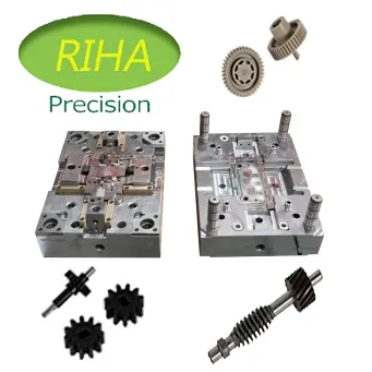 Hot Runner ISO Approved Riha Offer Standard Injection Molds Gear Wheel