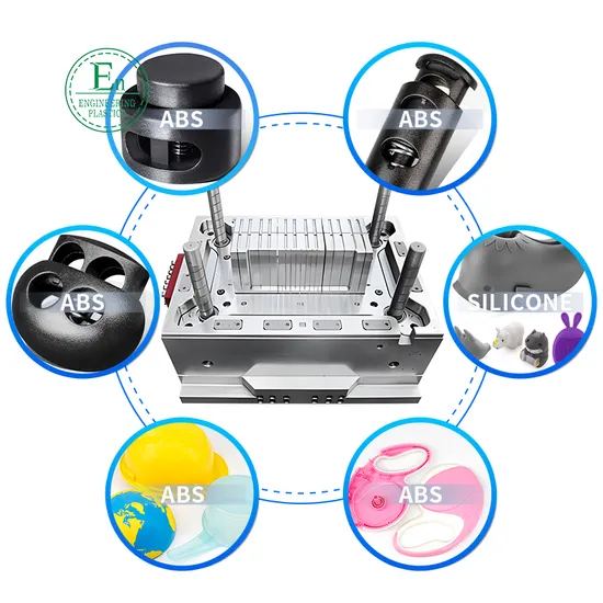 Custom Battery Case Cover Molded in PP and ABS Plastic Silicone Mould Shaping Injection Service Plastic Moulds Insert Molding
