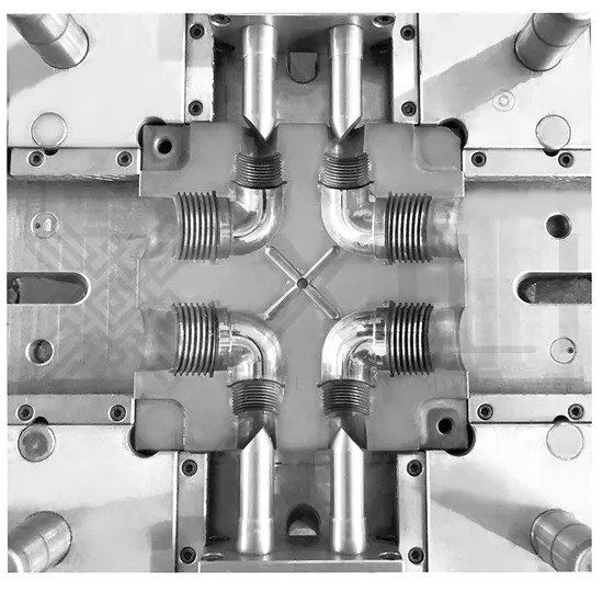U Bend PE100 PE Water Pipe Connector Adaptor Pn20 Electrofusion Coupler Mould