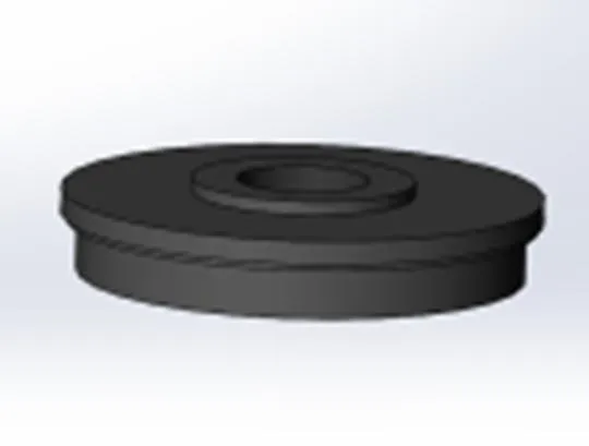 1*8 Multi-Cavity Mould Hot Runner Injection Molding Mini Cap Plastic Kits of D01007 Damper