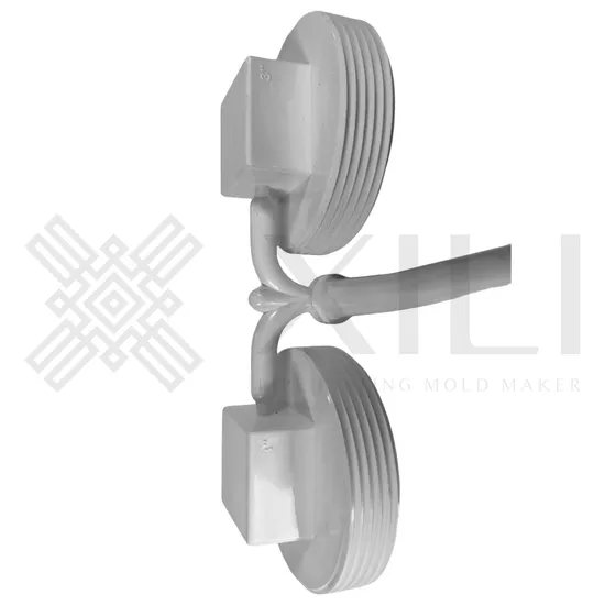 4 Inch PVC Drainage Pipe Fittings Threaded Inspection Cover Mould