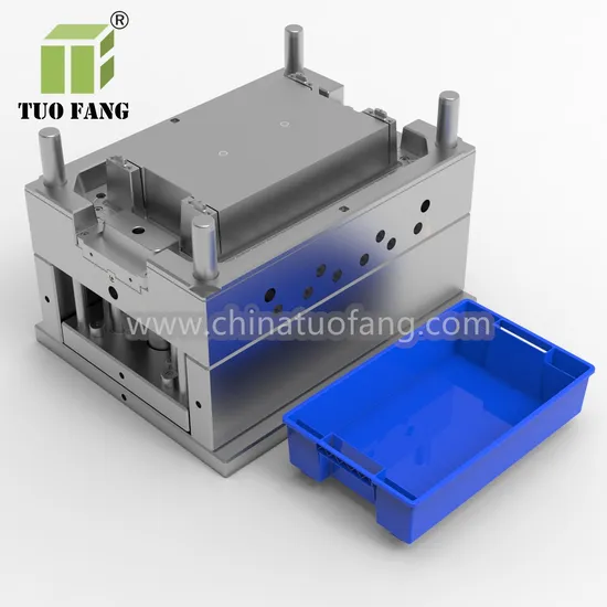 Turnover Storage Box Mold Vegetable Fruit Basket Mould Custom Plastic Injection Crate Mould