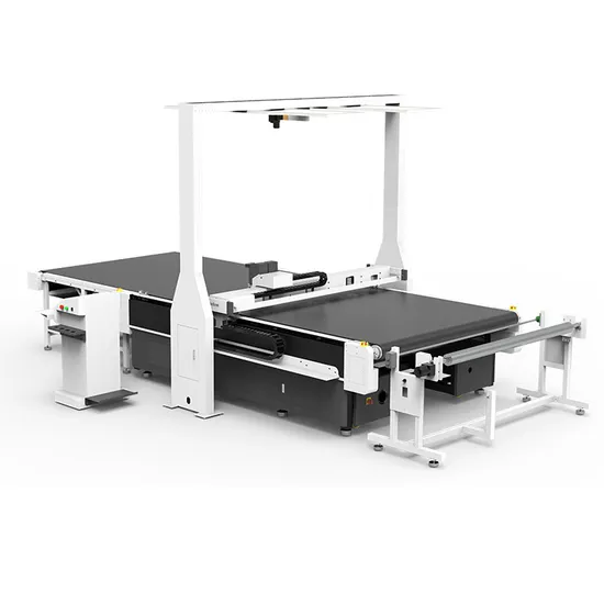 CNC Rotary Knife Fabric Sample Garment Digital Cutting Plotter Price Cheap Automatic Roller Blinds Zebra Blind Fabric Cutting Table