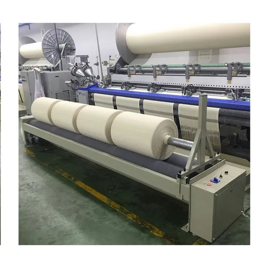 Waterjet Looms Winder Machine Horizontal Cloth Fabric Roll Winding Machine for Weaving