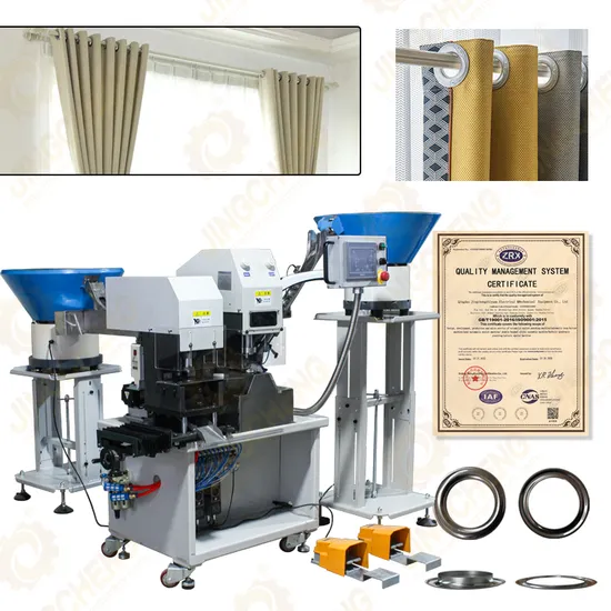 40mm Curtain Ring Eyelet Grommet Punching Setting Attaching Fixing Machine